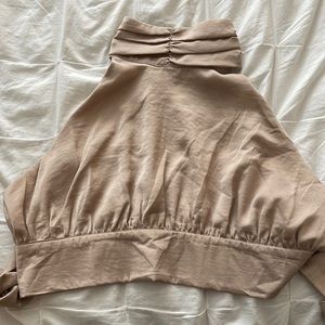 NASTY GAL. Backless crop top